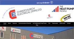 Desktop Screenshot of christchurchelectrical.co.nz